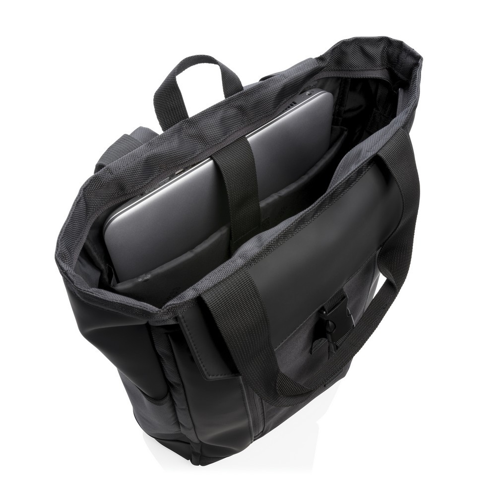 Plecak, torba na laptopa 15" Swiss Peak, ochrona RFID Czarny P762.451 (9)