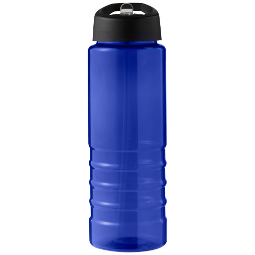 H2O Active® Eco Treble bidon z pokrywką z tutką o pojemności 750 ml  Niebieski-Czarny 21048205 (2)