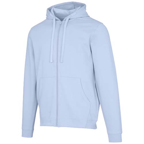 Jasper bluza unisex z kapturem z materiału organicznego pochodzącego z recyklingu z certyfikatem OCS, o gramaturze 280 g/m² Niebieski mgła 3966650A 