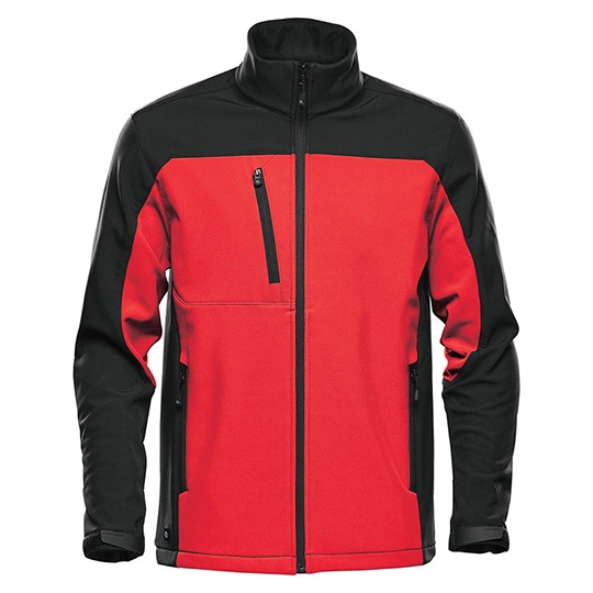 Kurtka Męska Softshell Wodoodporna Oddychająca - Navy & Navy Bright Red ST131-592086 
