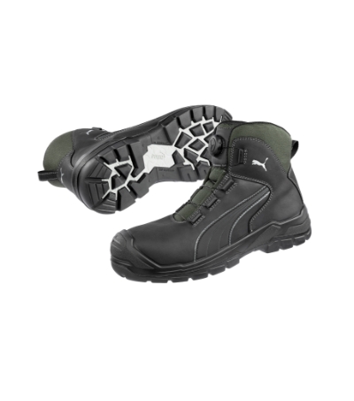 Buty do kostki męska MS18 - Black Czarny S18-1080409 (3)