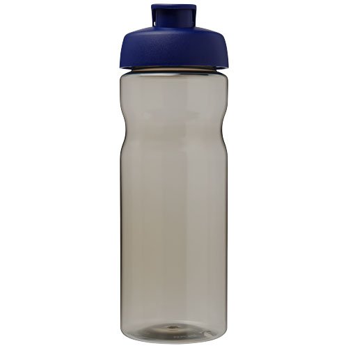 Bidon H2O Eco o pojemności 650 ml z wieczkiem zaciskowym Węgiel drzewny-Niebieski 21009702 (2)