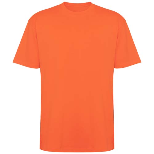 Koszulka Bull, unisex, oversize, z krótkim rękawem Koralowy R65602J5 