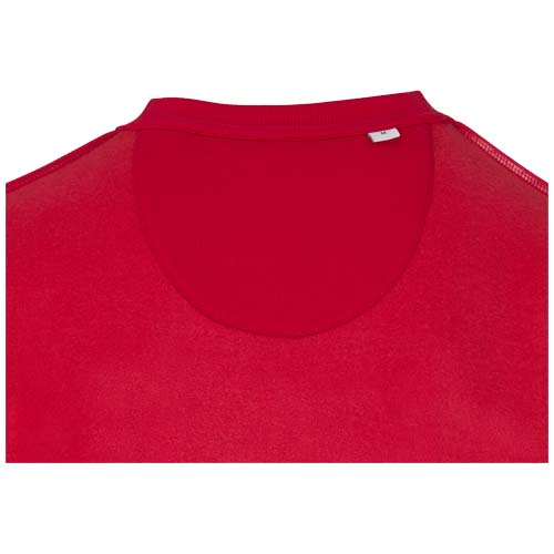 Jasper organiczna bluza unisex z recyklingu o gramaturze 280 g/m² z okrągłym dekoltem i certyfikatem OCS Czerwony 3956121A (4)