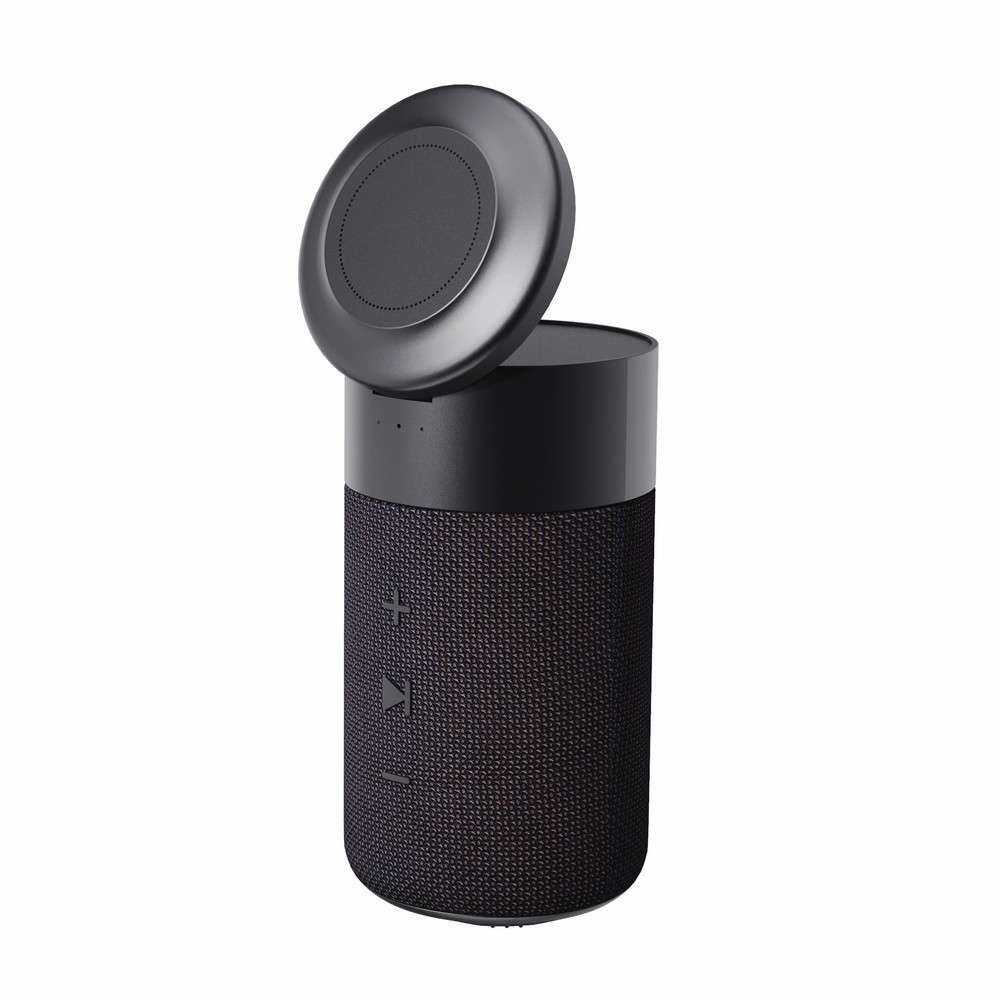 Głośnik bezprzewodowy 10W Anaheim, ładowarka bezprzewodowa 15W Czarny P331.5801 (10)