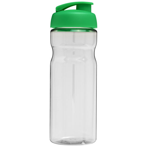 Bidon H2O Base® o pojemności 650 ml z wieczkiem zaciskowym Przezroczysty-Zielony 21004506 (3)