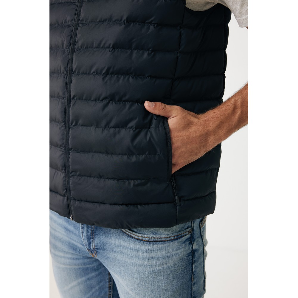 Męski bezrękawnik Iqoniq Meru, poliester z recyklingu Czarny T1702.001.4XL (7)