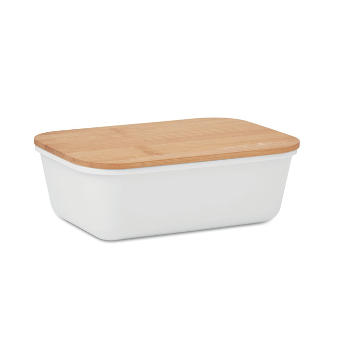 Gadżet reklamowy - Lunchbox z bambusową pokrywką