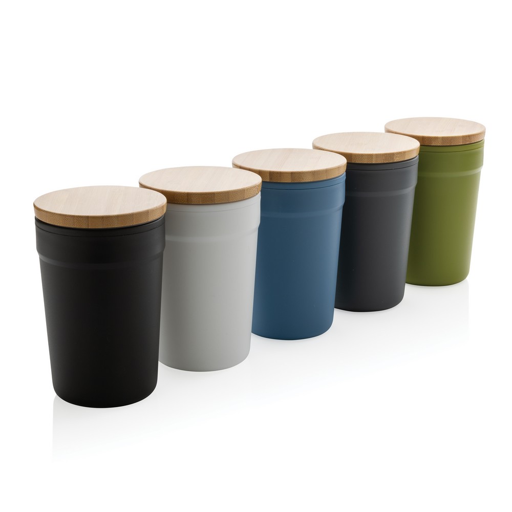 Kubek podróżny 300 ml z PP z recyklingu Biały P433.293 (5)
