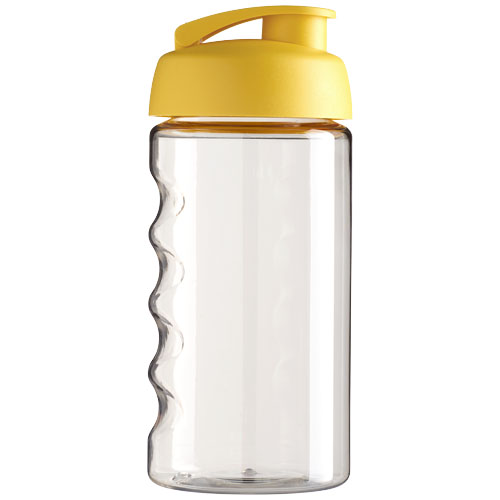 Bidon H2O Bop® o pojemności 500 ml z wieczkiem zaciskowym Przezroczysty-Żółty 21005010 (3)