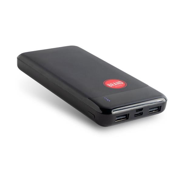 Power Bank z recyklingu 10 000 mAh / Upcharge Czarny IP11059011 (2)