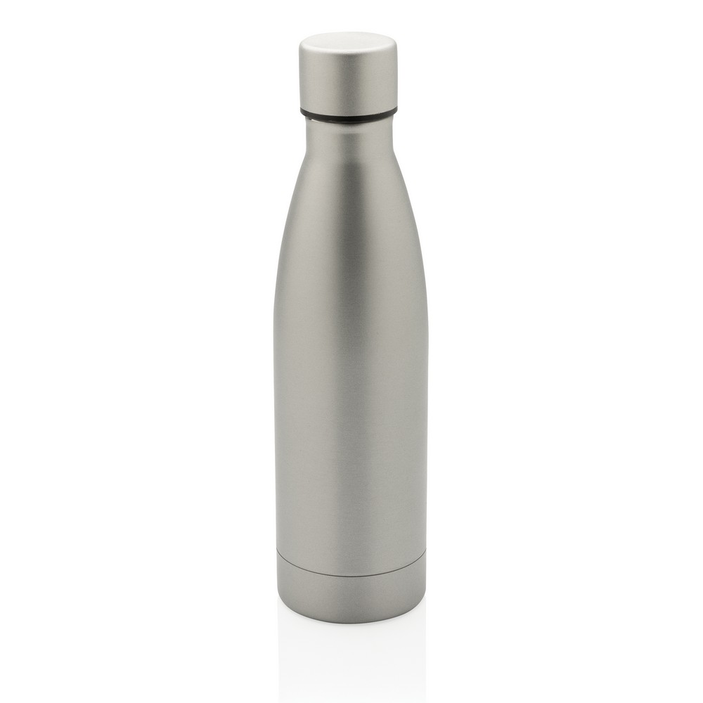 Butelka termiczna 500 ml, stal nierdzewna z recyklingu Szary P433.272 (4)