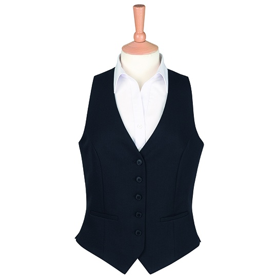 Kamizelka Damska Slim Poliester Black BR670-478909 