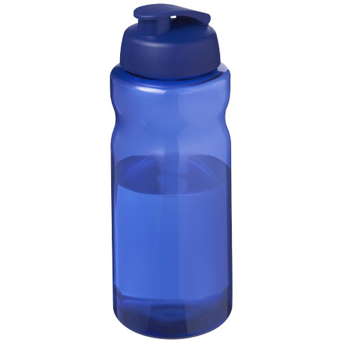 H2O Active® Eco Big Base bidon z wieczkiem zaciskowym o pojemności 1 litra Niebieski-Niebieski 21017892 