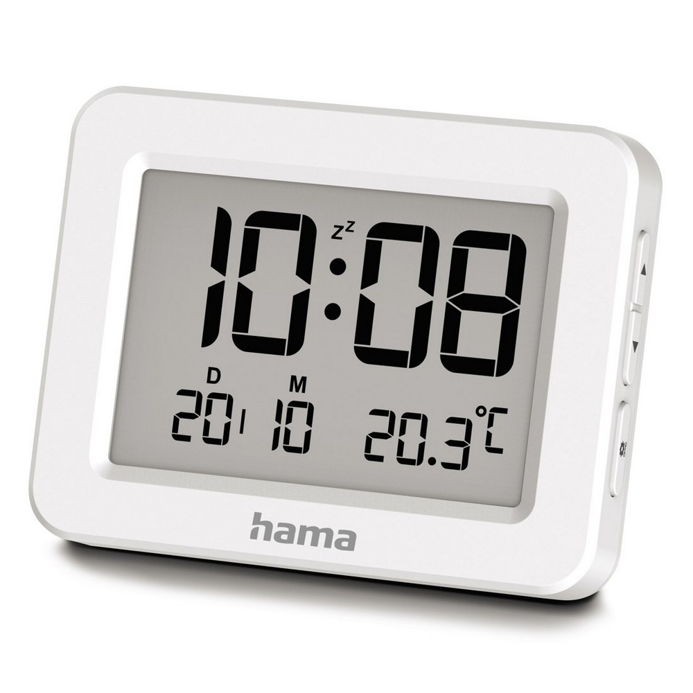 Budzik elektroniczny Hama Kos Biały VH059-02 