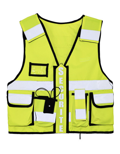Kamizelka Taktyczna Odblaskowa Poliestrowa Black KX147-995327 (1)