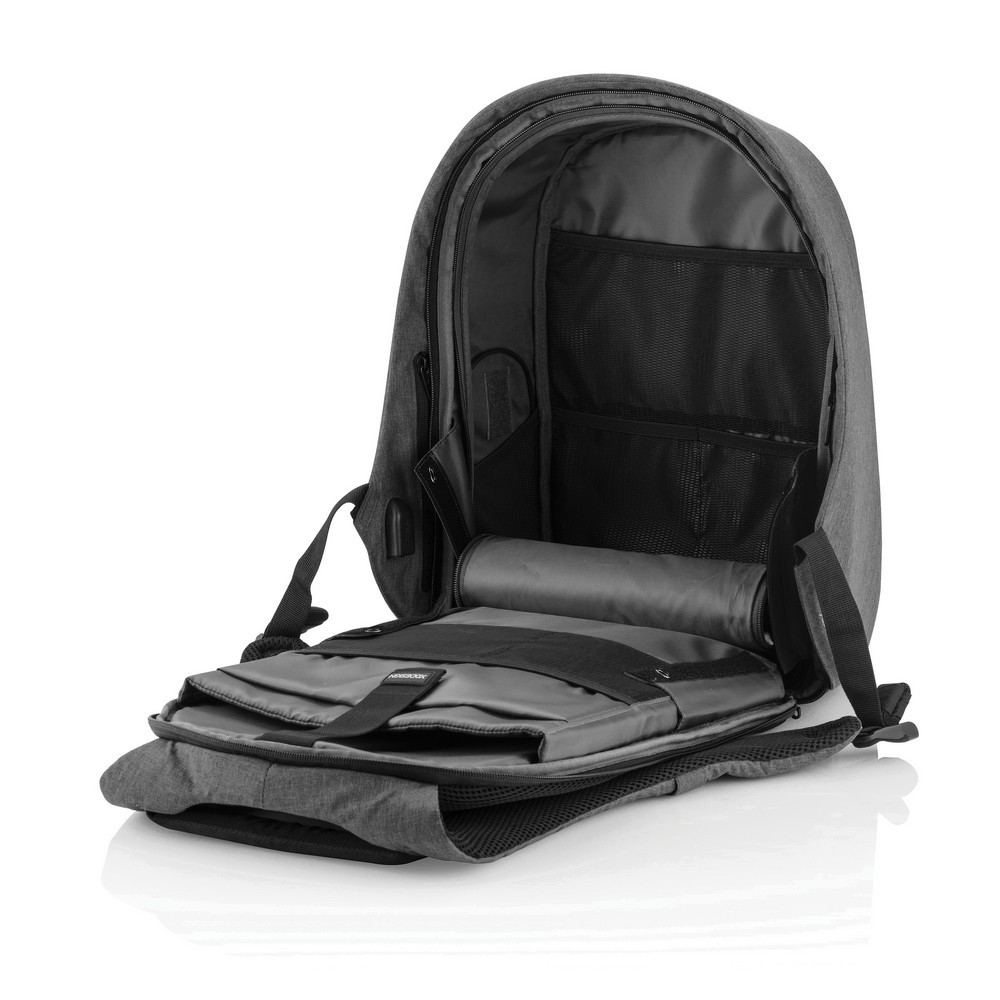 Bobby Hero Regular plecak chroniący przed kieszonkowcami Szary P705.292 (8)