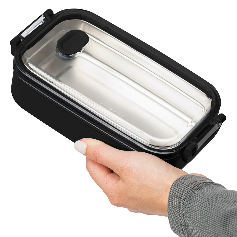Pudełko śniadaniowe 750 ml Czarny VB352-03 (4)