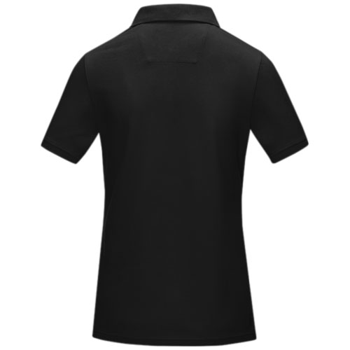 Damska organiczna koszulka polo Graphite z certyfikatem GOTS Czarny 37509990 (4)