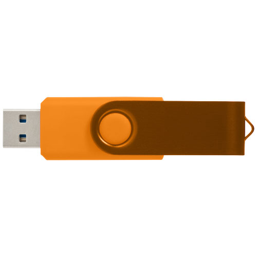 Rotate metaliczny pendrive wyposażony w interfejs USB 3.0 Pomarańczowy 1Z50831N (2)