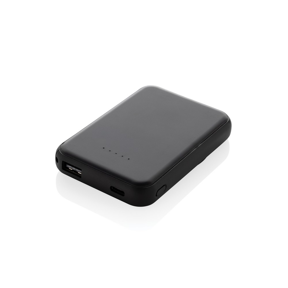 Magnetyczny bezprzewodowy power bank 5000 mAh, 5W Stellar Czarny P322.5901 