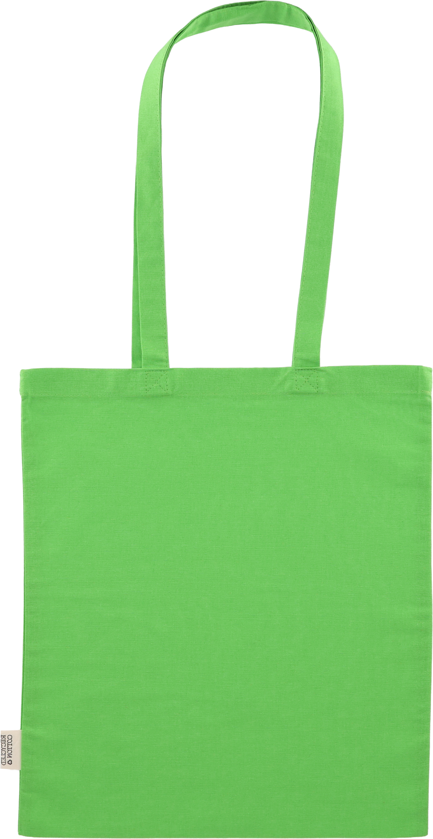 Torba bawełniana z długimi uszami 180g/m2 z materiałów z recyklingu GLEN Jasnozielony 6469829 