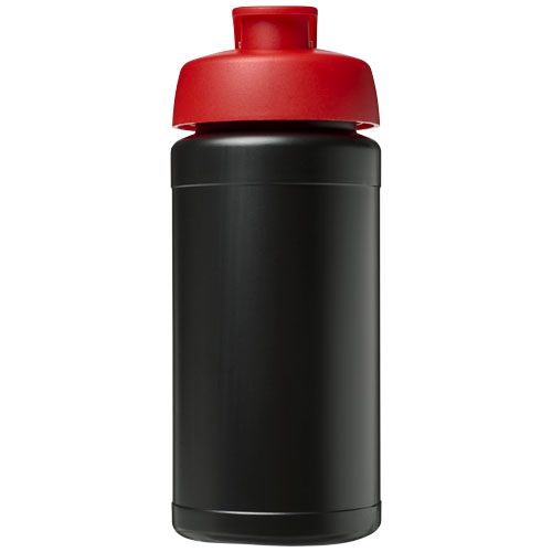 Bidon Baseline® Plus o pojemności 500 ml z wieczkiem zaciskowym Czarny-Czerwony 21006814 (2)
