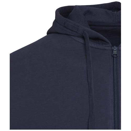 Jasper bluza unisex z kapturem z materiału organicznego pochodzącego z recyklingu z certyfikatem OCS, o gramaturze 280 g/m² Granatowy 3966655A (4)
