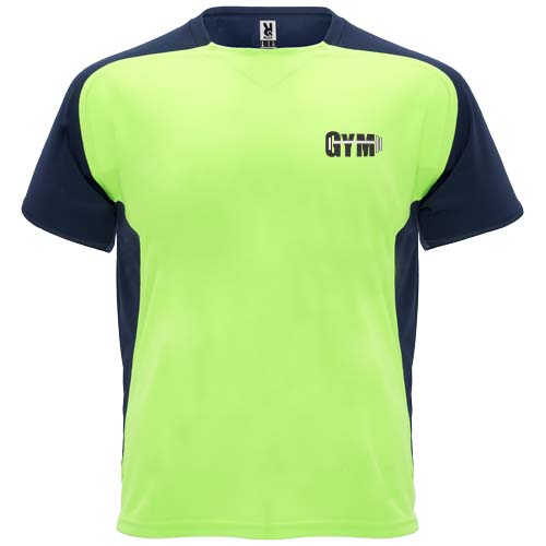 Bugatti sportowa koszulka unisex z krótkim rękawem Fluor Green R63998Z5 (1)