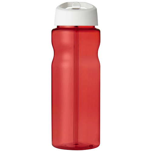 Bidon H2O Eco o pojemności 650 ml z wieczkiem z dzióbkiem Czerwony-Biały 21009908 (2)