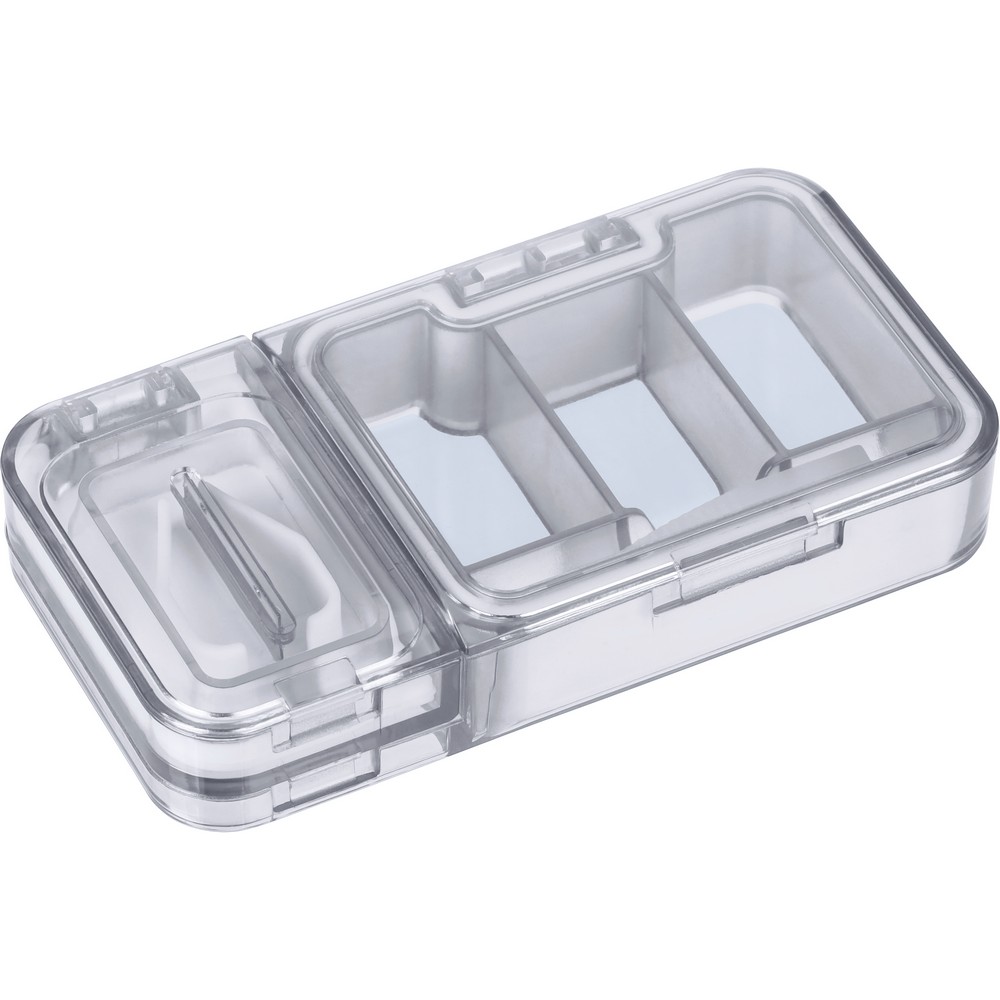 Pojemnik na tabletki z 4 przegrodami Neutralny VB316-00 (10)