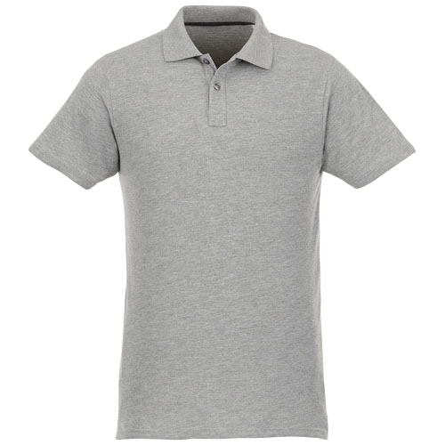 Helios - koszulka męska polo z krótkim rękawem Szary melanż 38106940 (2)