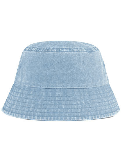 Kapelusz Bucket Bawełniany Vintage Ochrona UV Vintage Light Blue CB688B-1409340 
