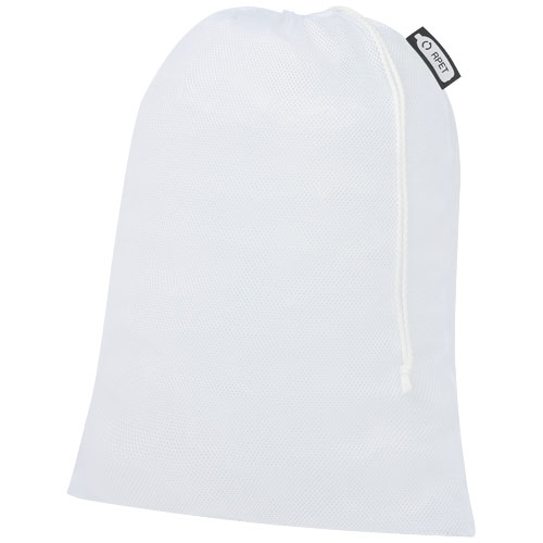Torba na zakupy z pochodzącego z recyclingu poliestru z nadrukiem sublimacyjnym 30 x 41 cm Biały 1PL03701 (4)