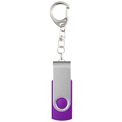 Rotate pendrive wyposażony w interfejs USB 3.0 z łańcuchem do kluczy Fioletowy 1Z50737K (3)