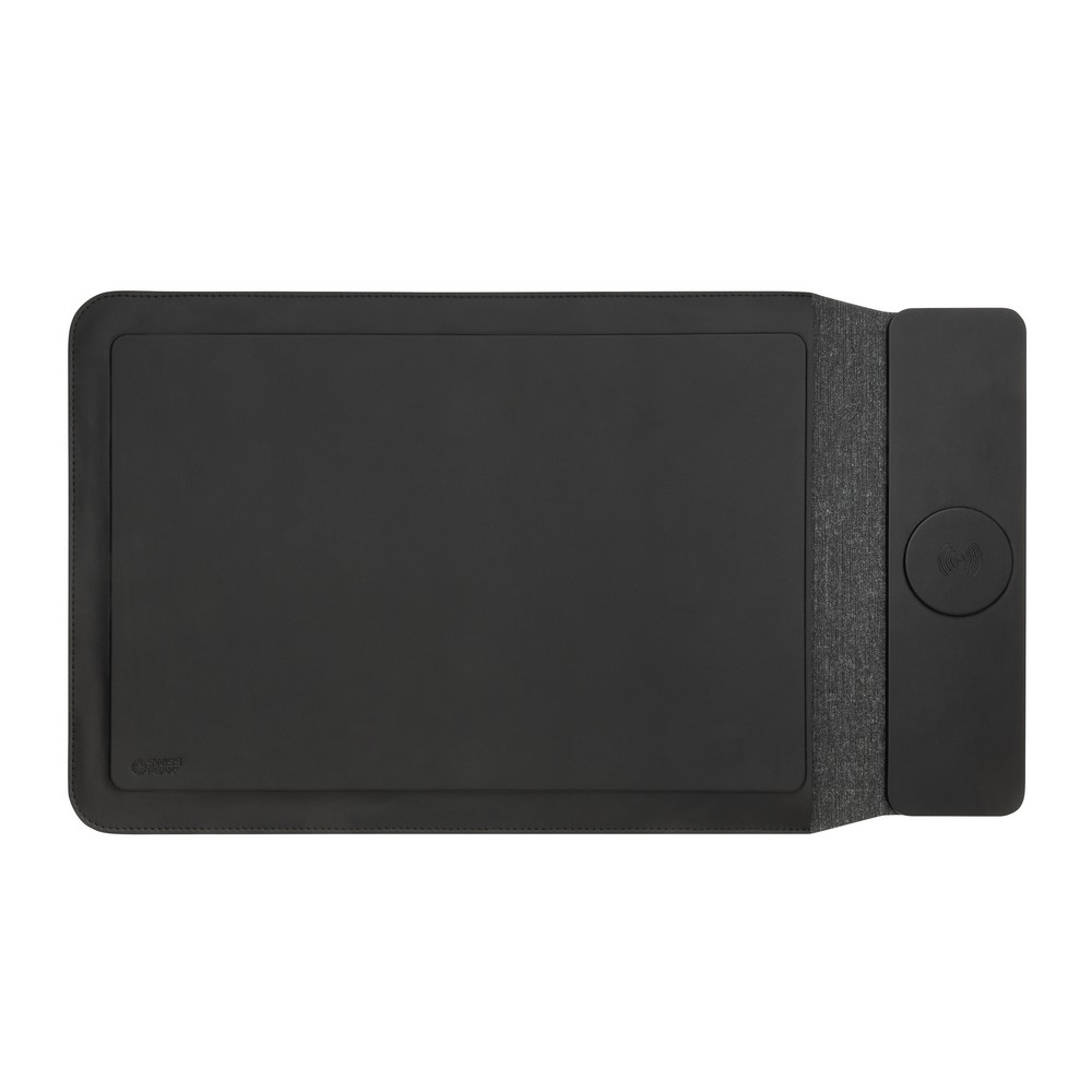 Pokrowiec na laptopa 15,6", magnetyczna ładowarka bezprzewodowa 15W Swiss Peak Czarny P309.0701 (3)