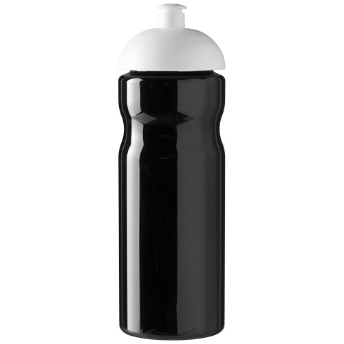 Bidon H2O Base® o pojemności 650 ml z wypukłym wieczkiem Czarny-Biały 21004712 (2)