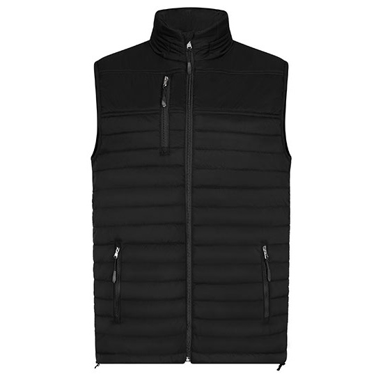 Kamizelka Męska z Kapturem Wodoodporna Poliamidowa Black HRM1301-509065 
