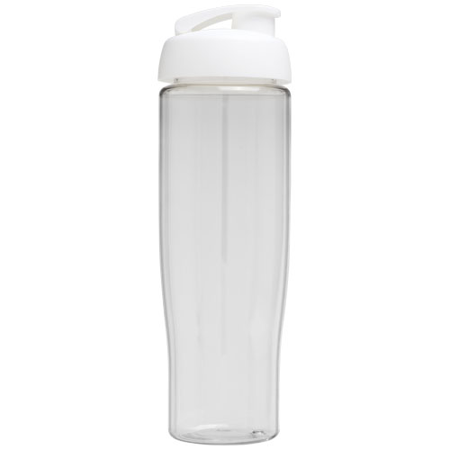 Bidon H2O Tempo® o pojemności 700 ml z wieczkiem zaciskowym Przezroczysty-Biały 21004001 (3)