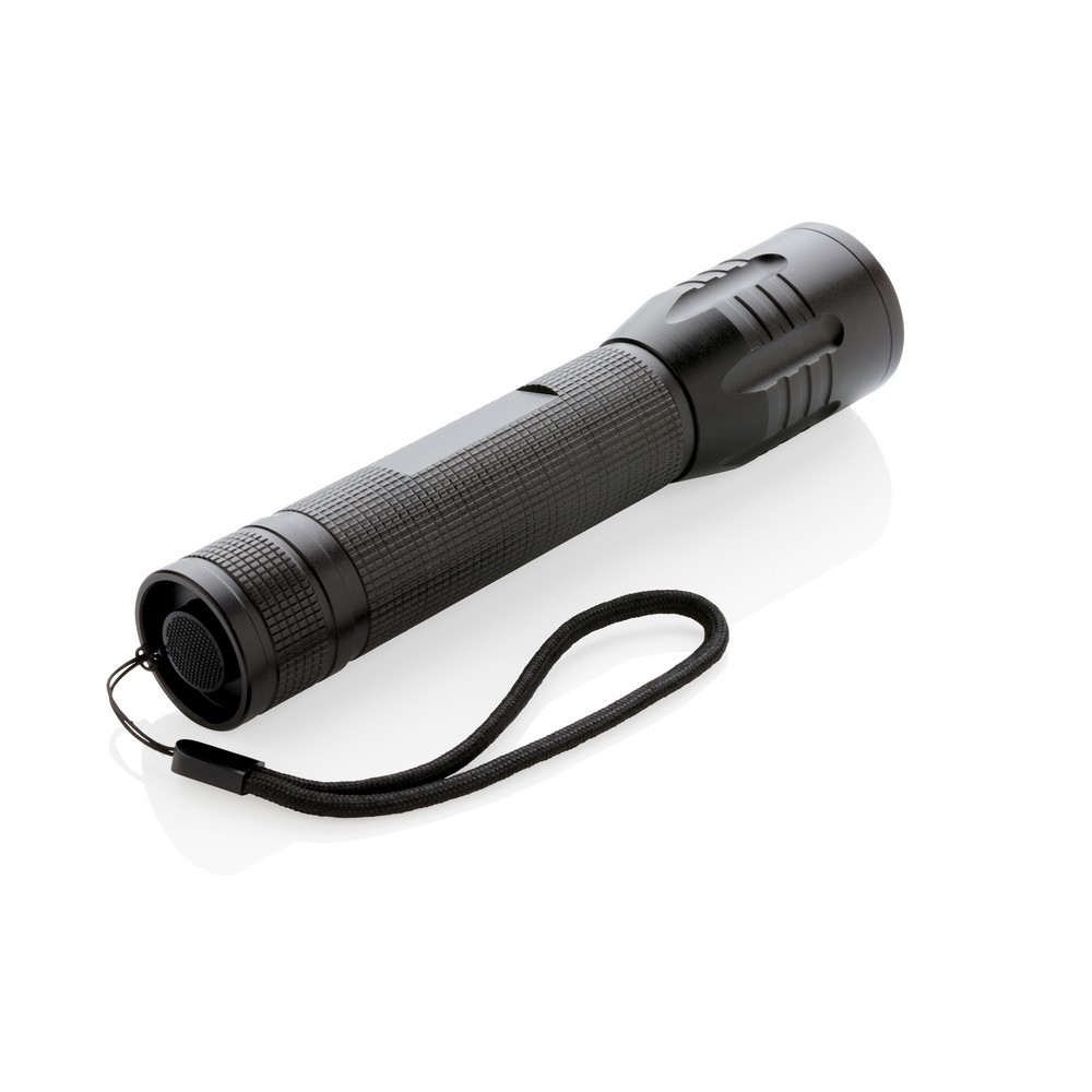 Duża latarka CREE 3W Czarny P513.461 (1)
