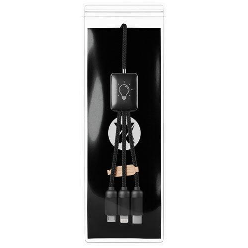 SCX.design C28 długi kabel do łądowania 5 w 1 Czarny-Biały 2PX06490 (2)