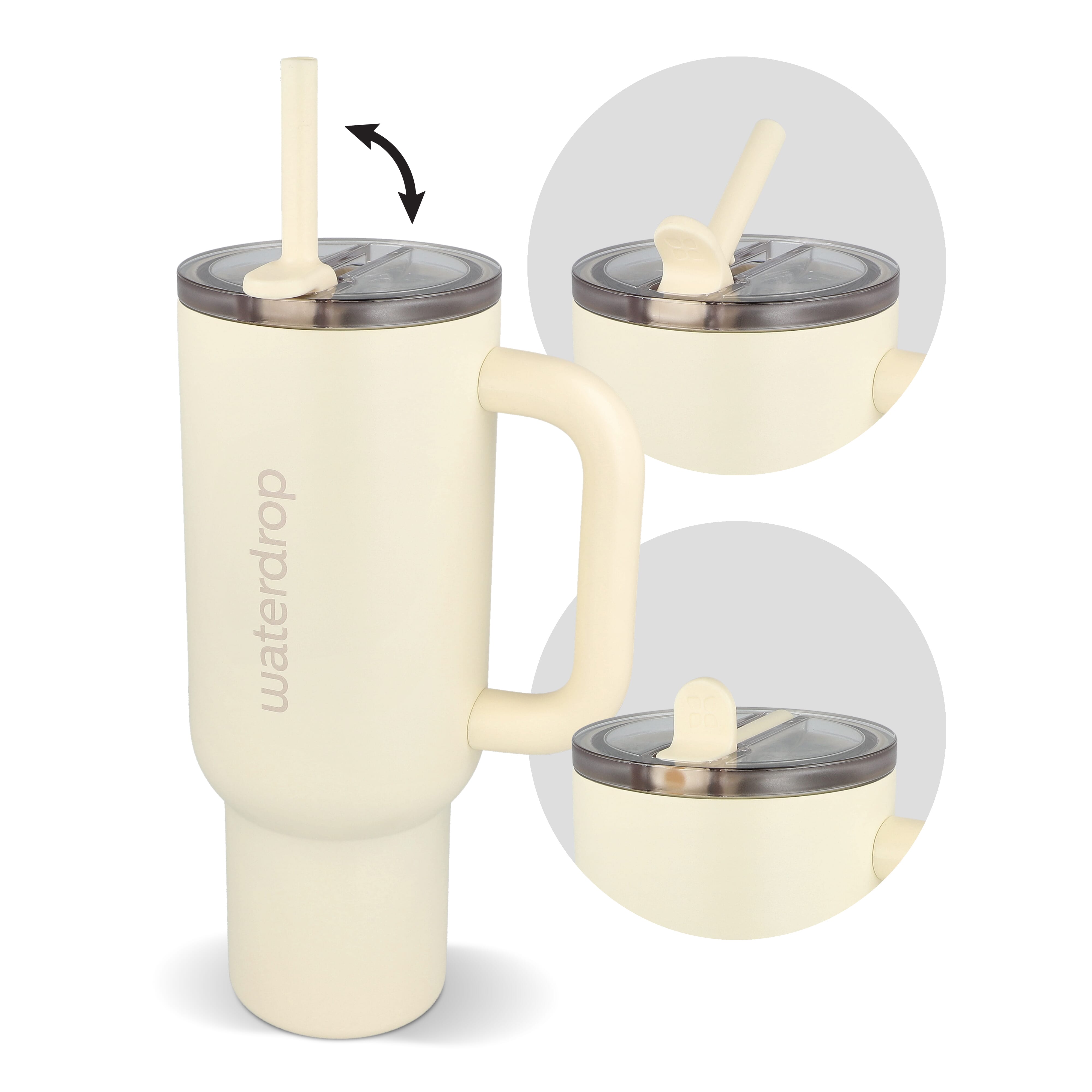 Kubek termiczny Waterdrop Explorer 1,1 l Beżowy LT47003-N0055 (5)