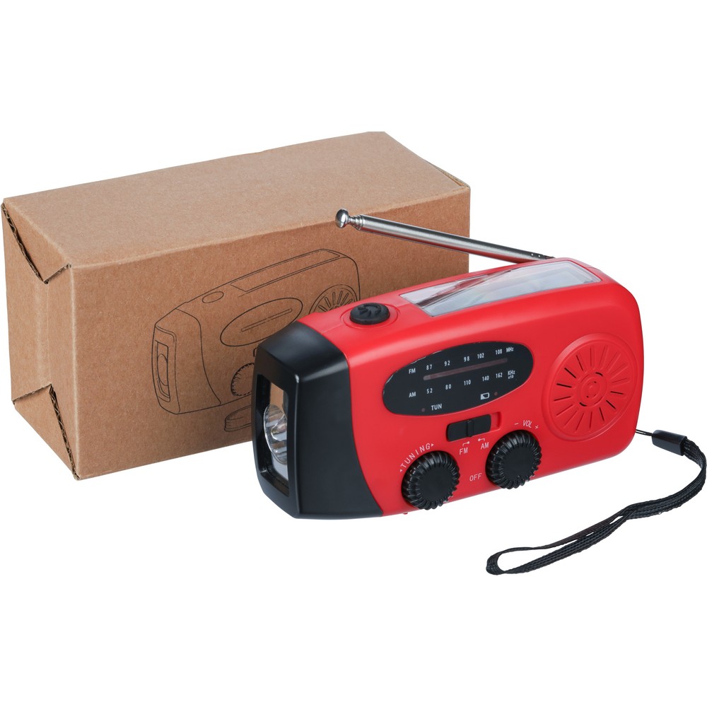 Radio survivalowe Czerwony VB348-05 (3)