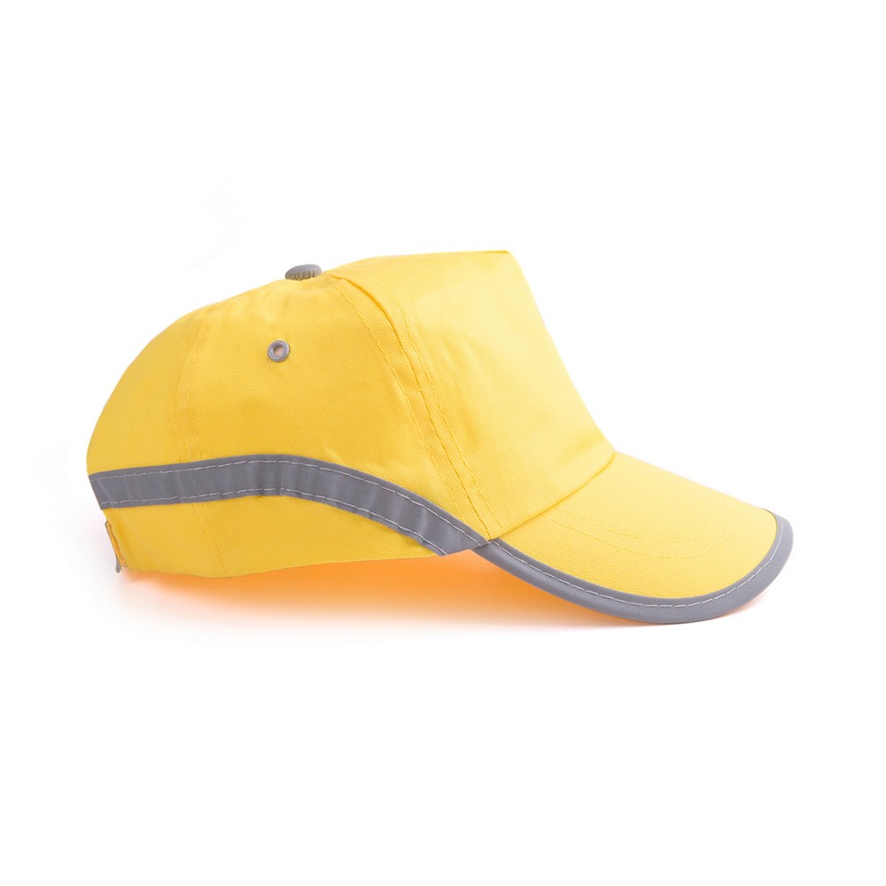 Czapka z daszkiem żółty V7050-08 (6)