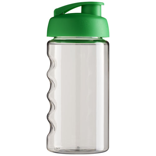 Bidon H2O Bop® o pojemności 500 ml z wieczkiem zaciskowym Przezroczysty-Zielony 21005006 (3)