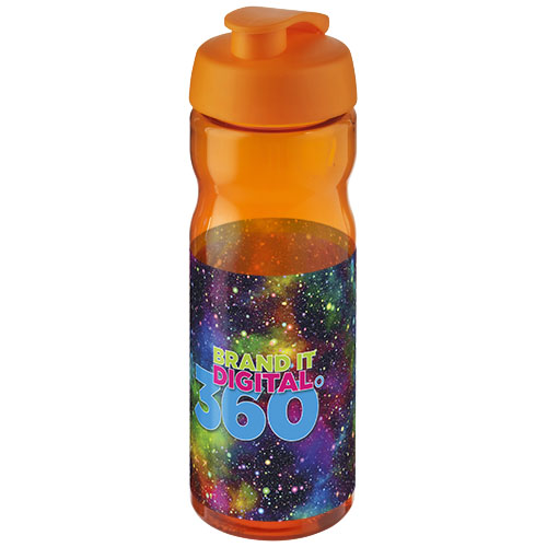 Bidon H2O Base® o pojemności 650 ml z wieczkiem zaciskowym Pomarańczowy-Pomarańczowy 21004531 (1)