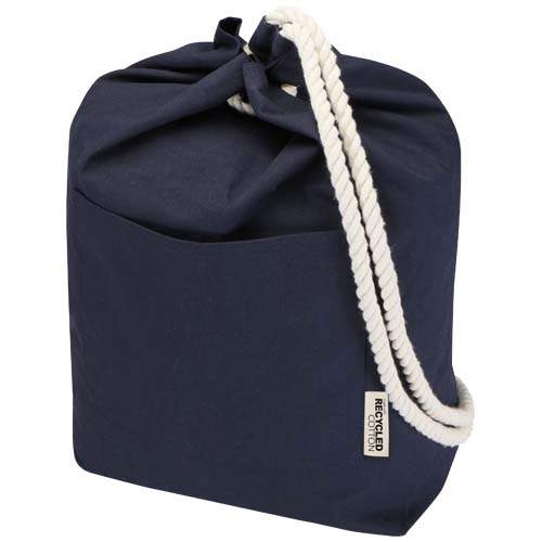 Torba żeglarska typu duffel Florida o pojemności 15 l, wykonana z recyklingowanej tkaniny z recyklingu z certyfikatem GRS o g Granatowy 12080655 