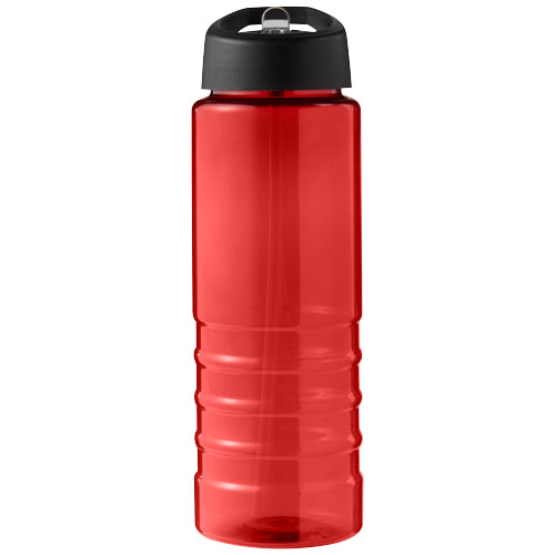 H2O Active® Eco Treble bidon z pokrywką z tutką o pojemności 750 ml  Czerwony-Czarny 21048206 (2)