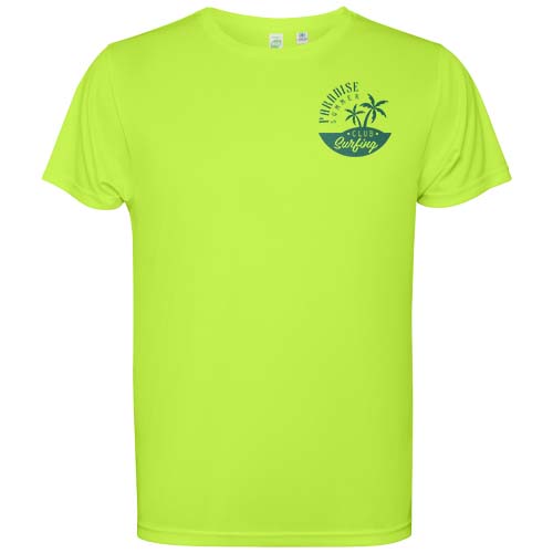 Estoril koszulka męska z krótkim rękawem Fluor Green R04305B1 (1)