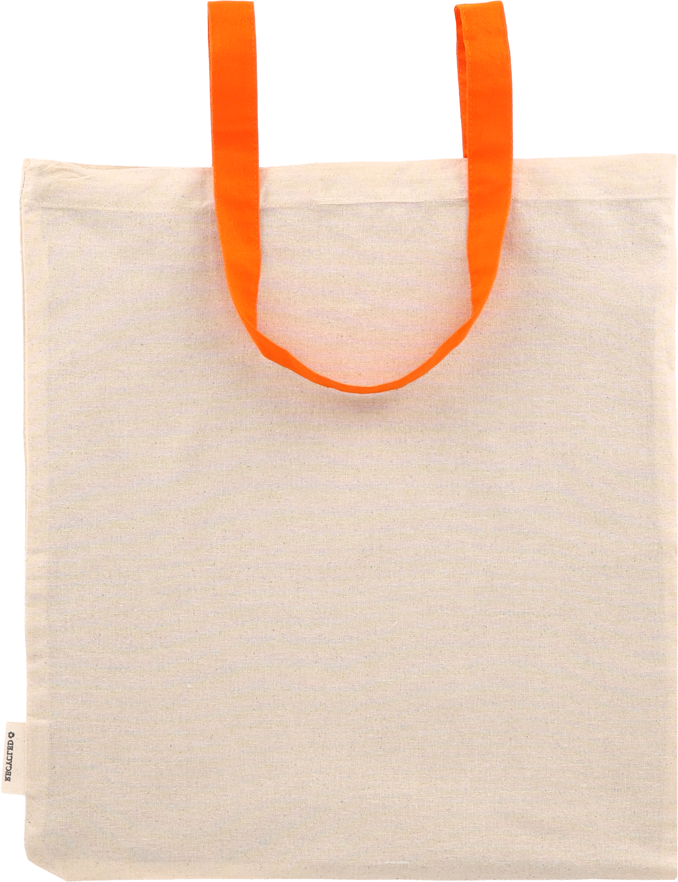 Torba bawełniana z długimi uszami, z recyklingu 140g/m2 CAMBRIDGE Pomarańczowy 545410 (2)